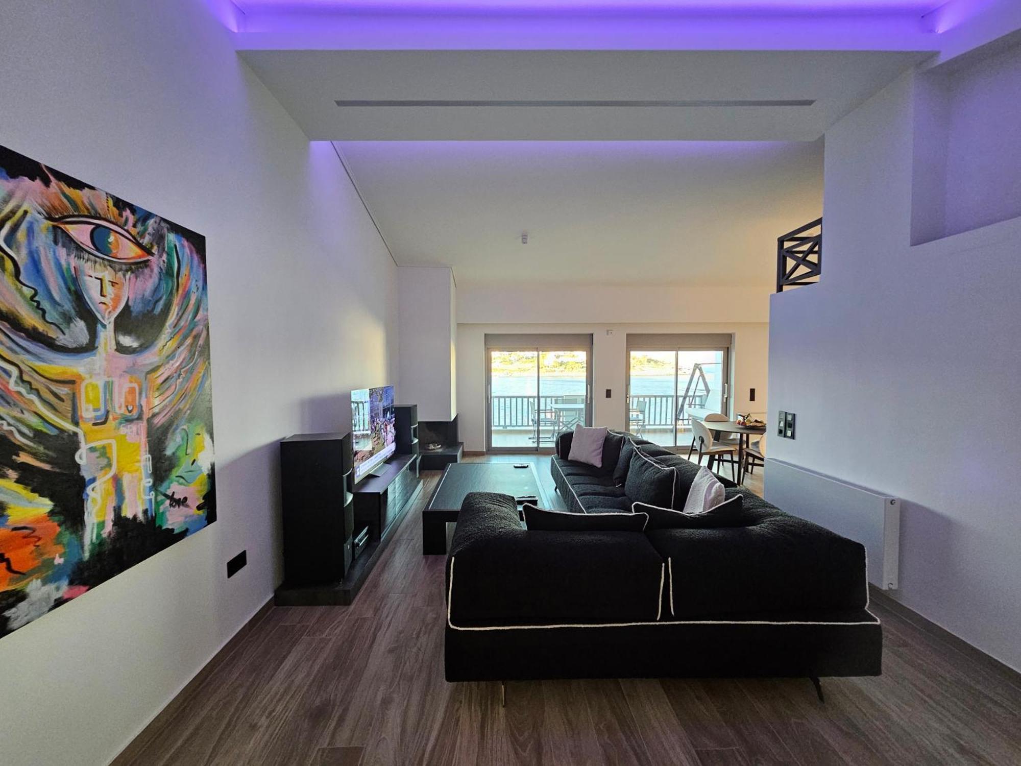 Sounio - Waterfront Luxury Spa Villa Pounta Zeza 170 Sqm On Private Beach 苏尼翁 外观 照片