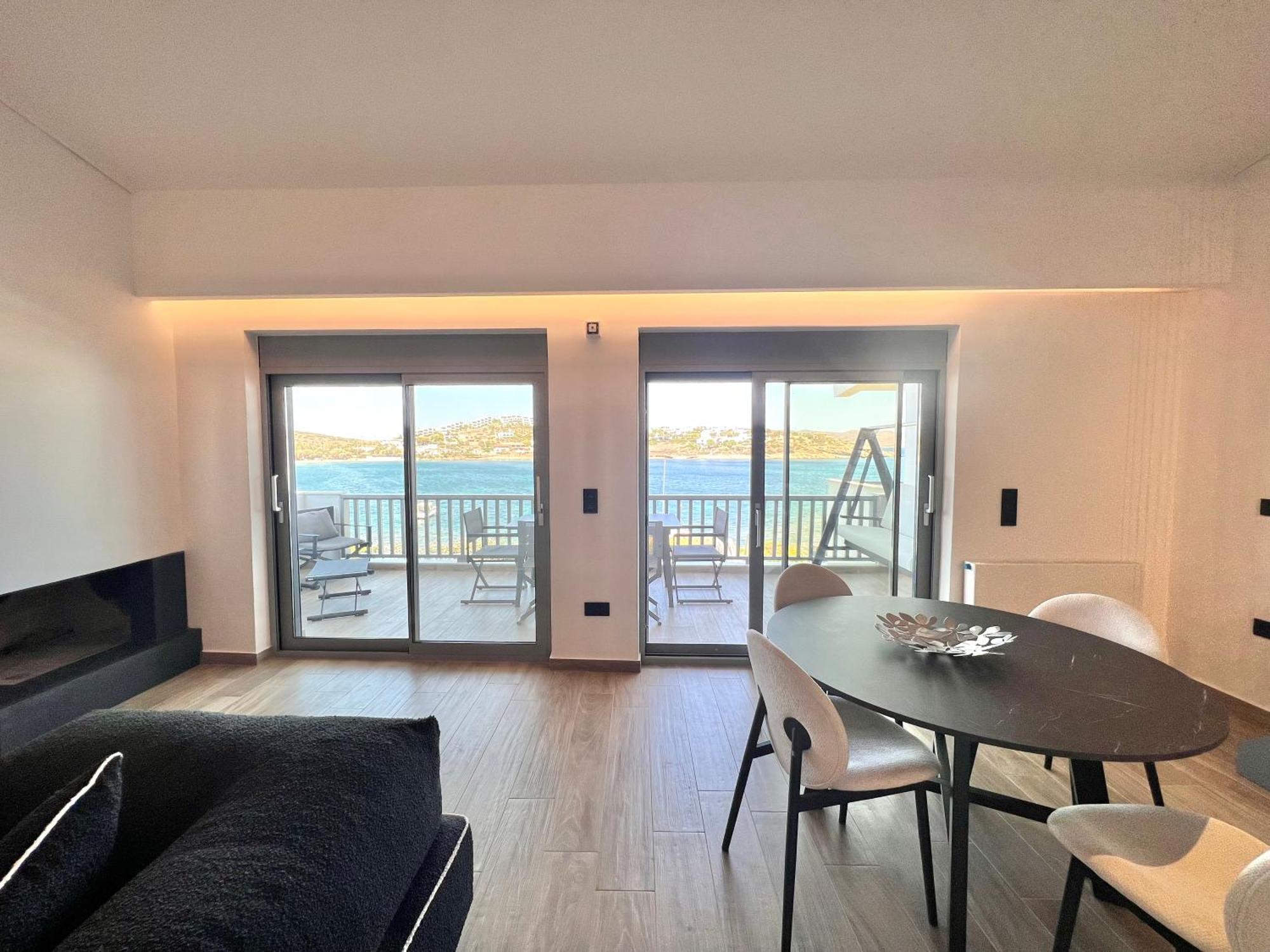 Sounio - Waterfront Luxury Spa Villa Pounta Zeza 170 Sqm On Private Beach 苏尼翁 外观 照片