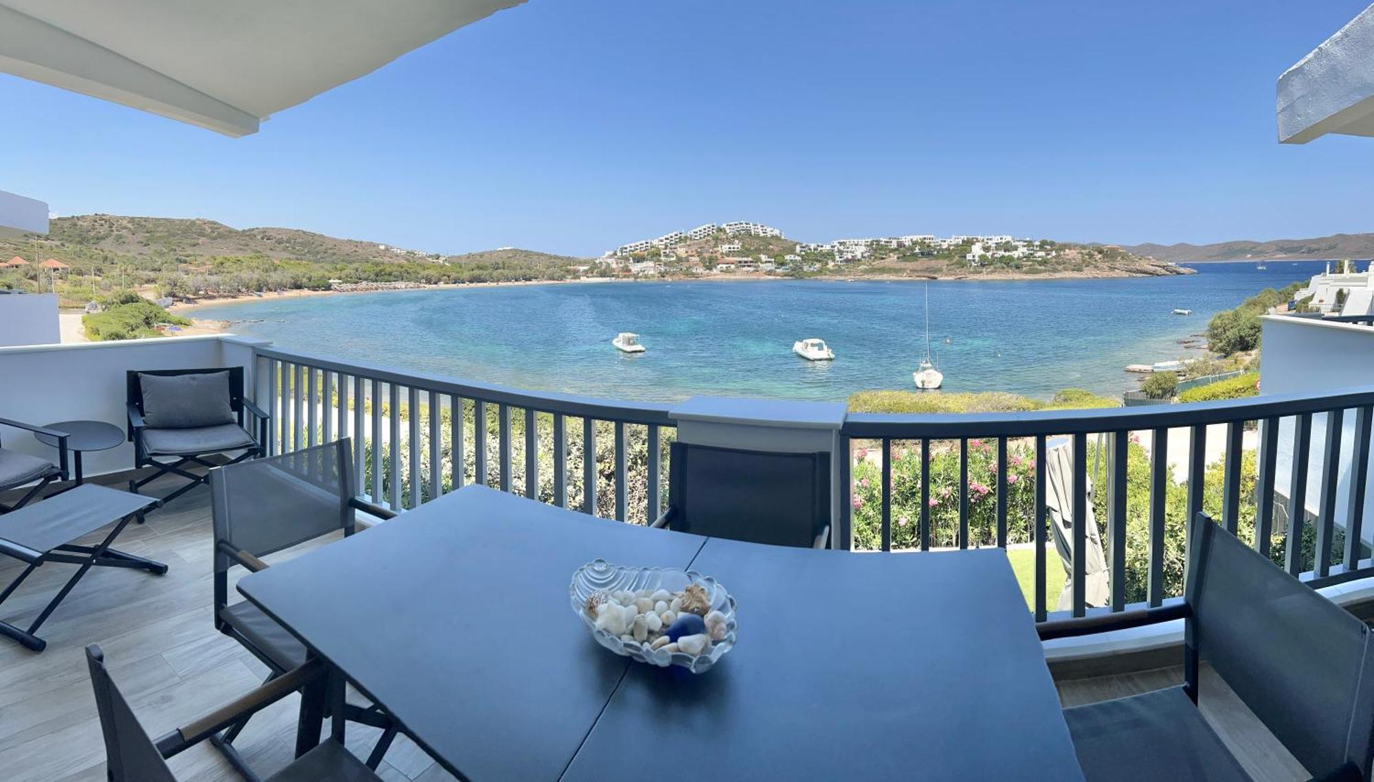 Sounio - Waterfront Luxury Spa Villa Pounta Zeza 170 Sqm On Private Beach 苏尼翁 外观 照片