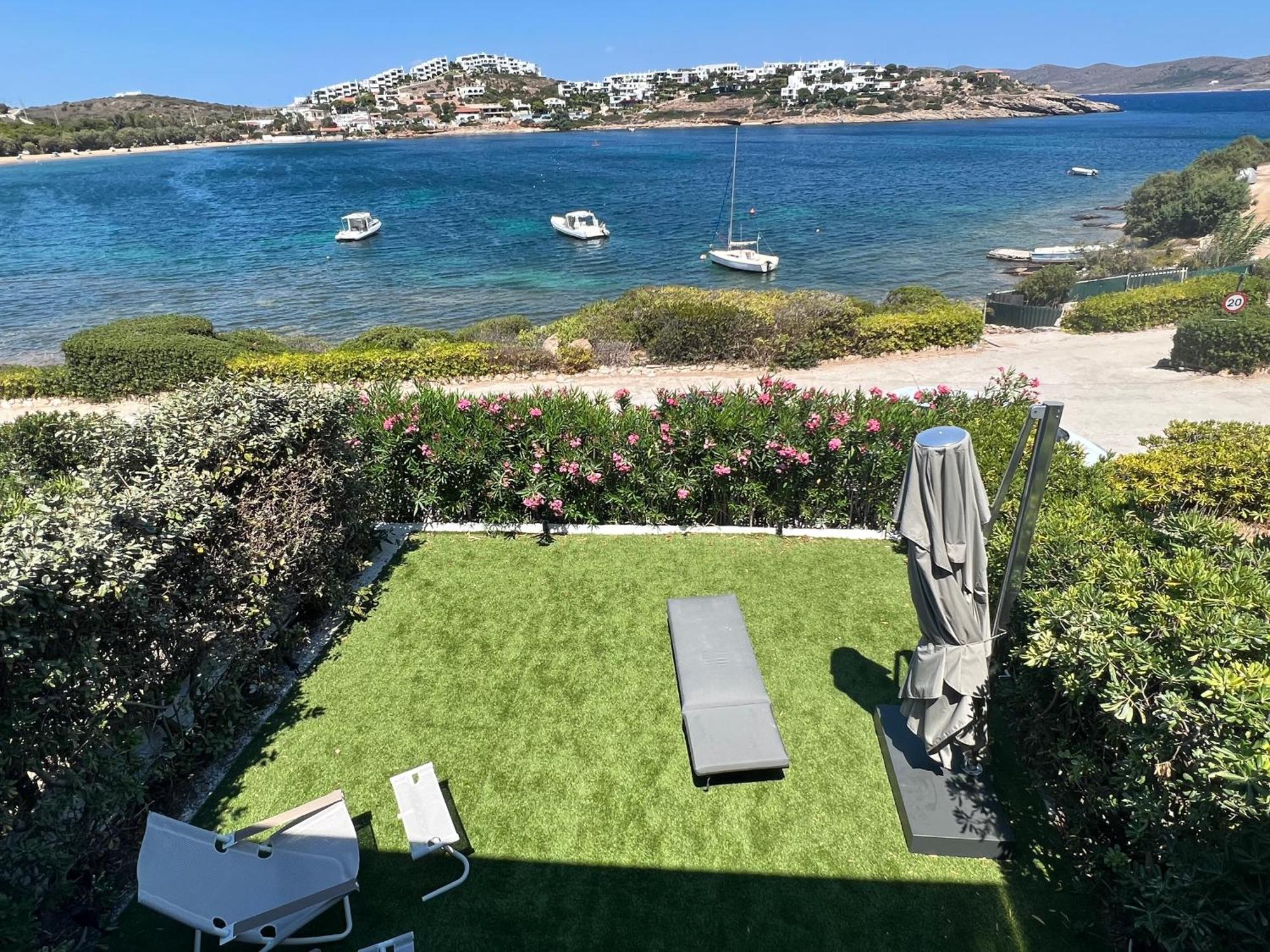 Sounio - Waterfront Luxury Spa Villa Pounta Zeza 170 Sqm On Private Beach 苏尼翁 外观 照片