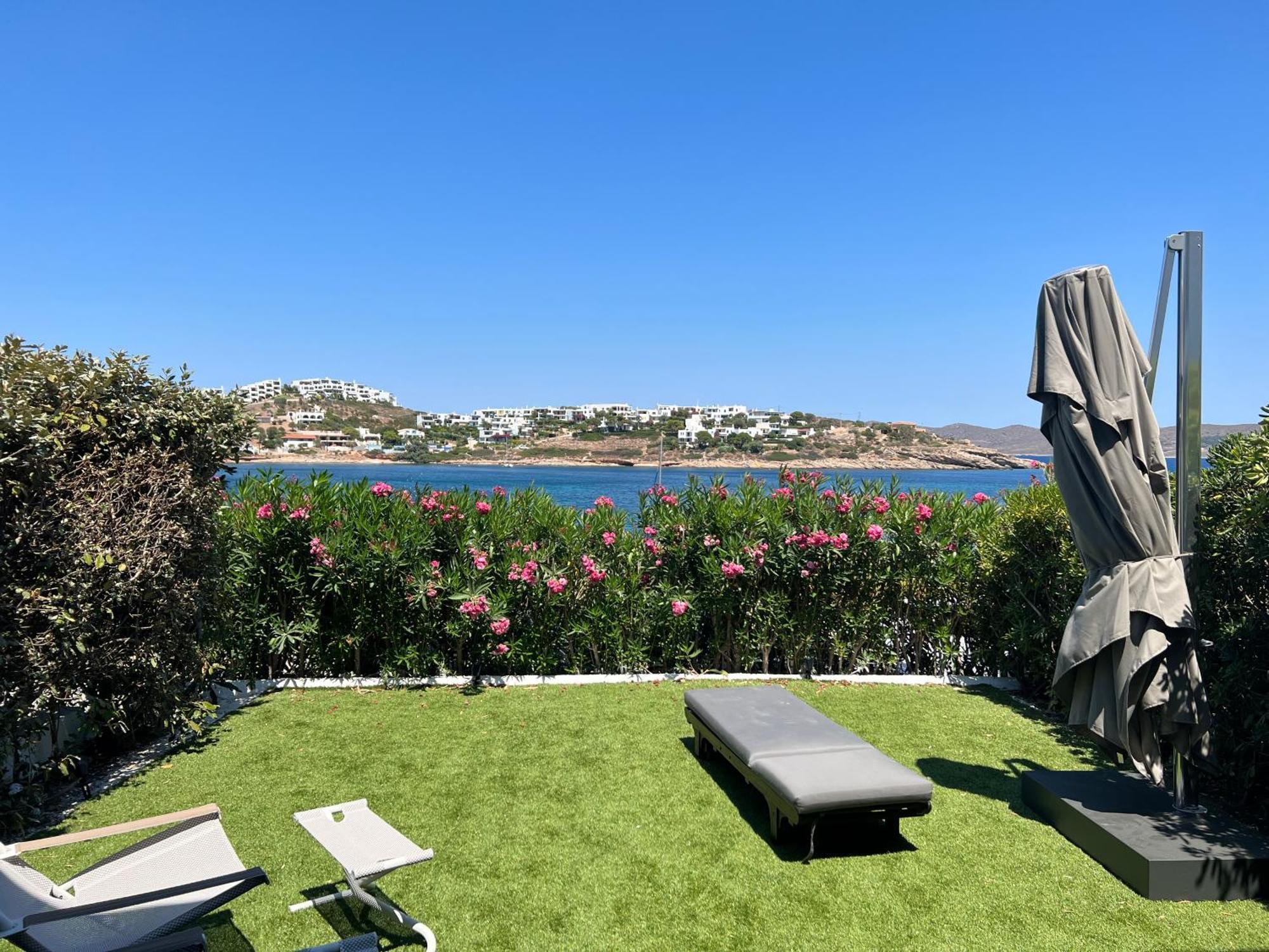 Sounio - Waterfront Luxury Spa Villa Pounta Zeza 170 Sqm On Private Beach 苏尼翁 外观 照片