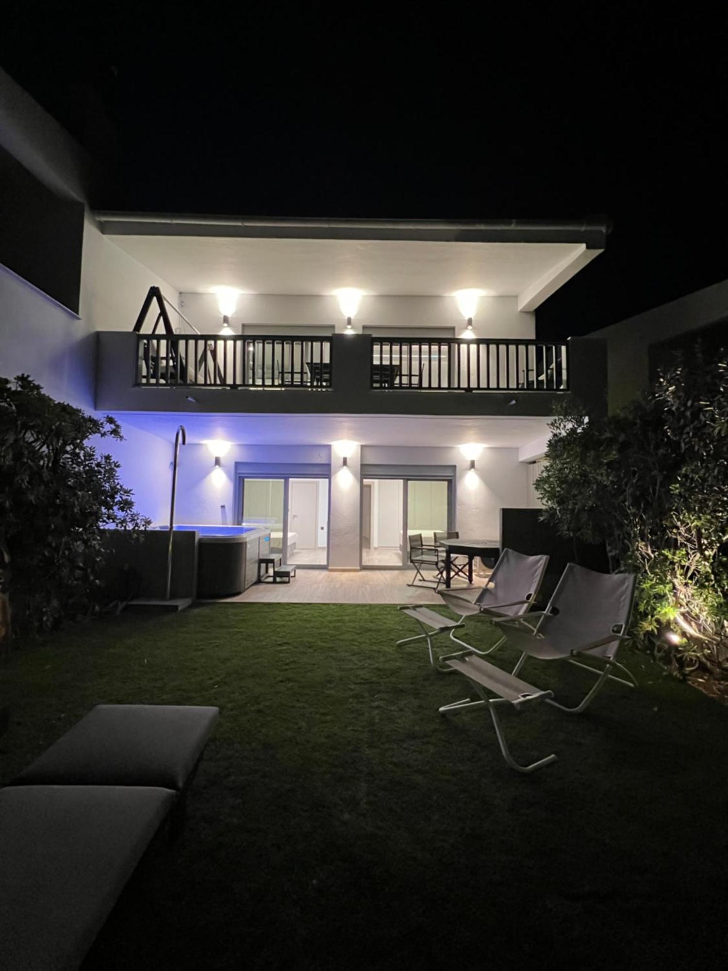 Sounio - Waterfront Luxury Spa Villa Pounta Zeza 170 Sqm On Private Beach 苏尼翁 外观 照片