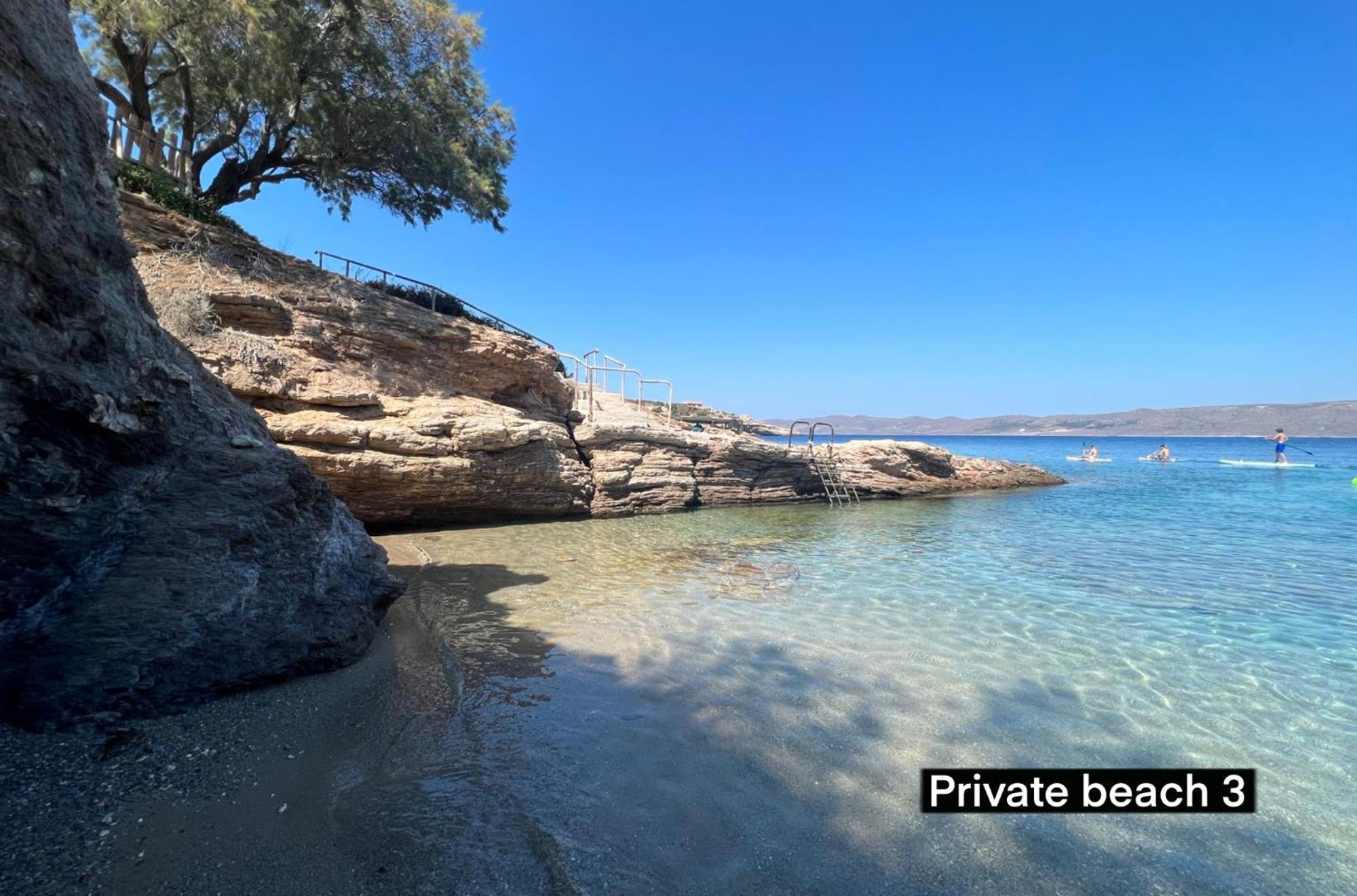 Sounio - Waterfront Luxury Spa Villa Pounta Zeza 170 Sqm On Private Beach 苏尼翁 外观 照片