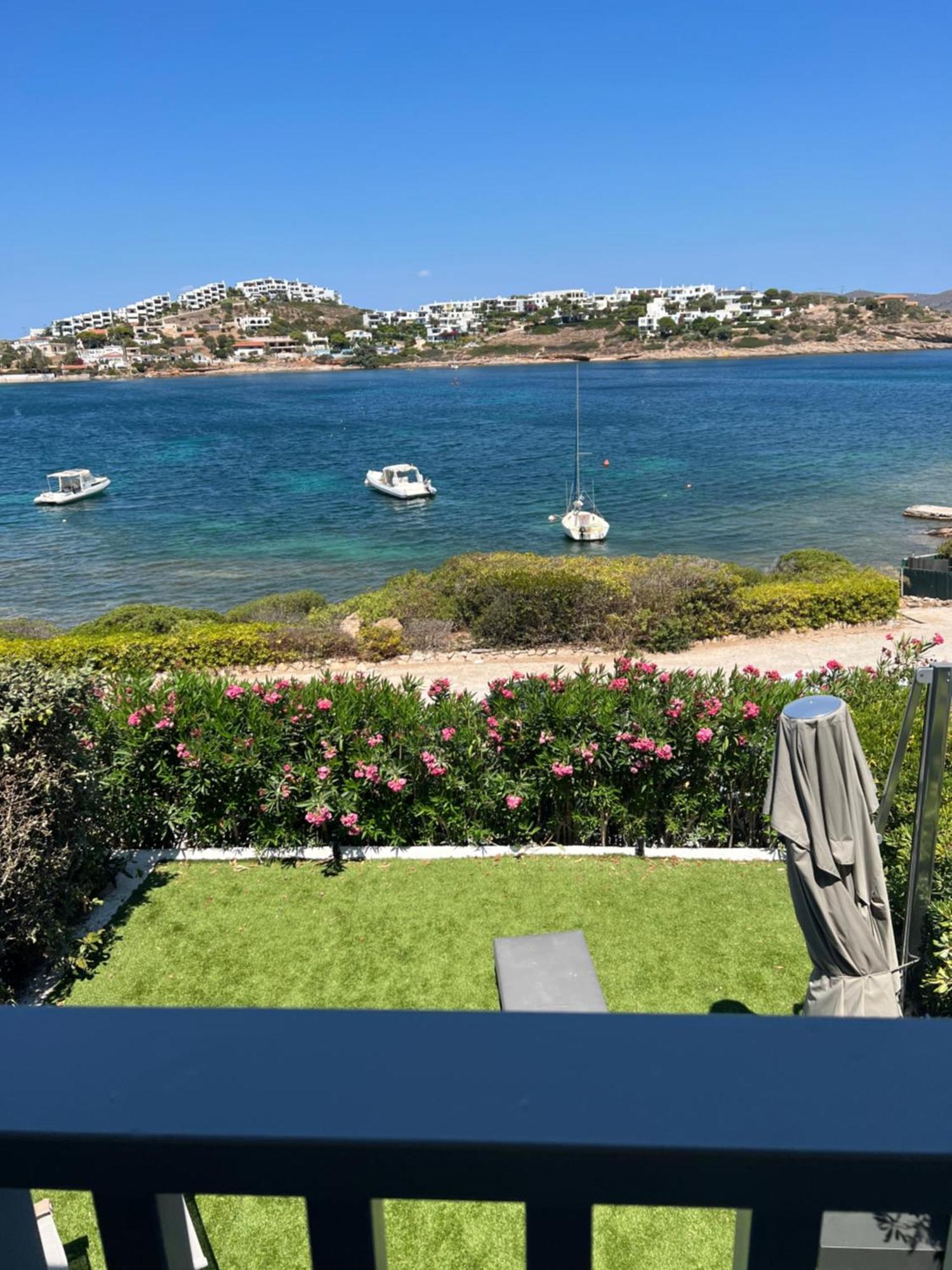 Sounio - Waterfront Luxury Spa Villa Pounta Zeza 170 Sqm On Private Beach 苏尼翁 外观 照片
