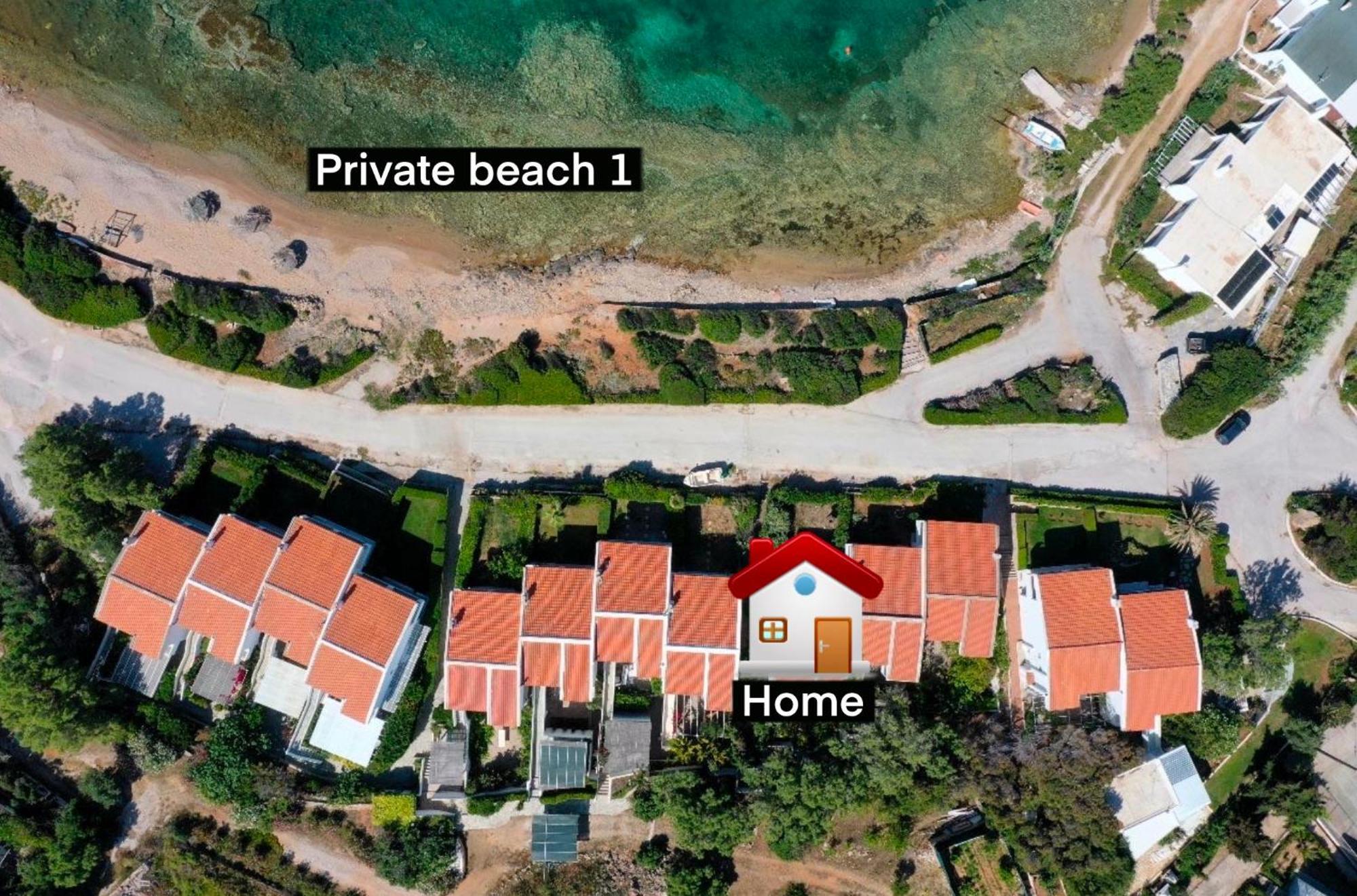 Sounio - Waterfront Luxury Spa Villa Pounta Zeza 170 Sqm On Private Beach 苏尼翁 外观 照片